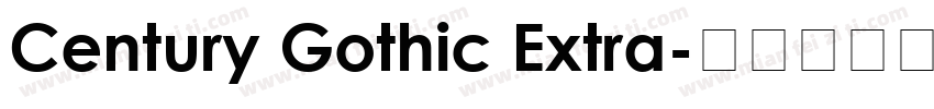 Century Gothic Extra字体转换